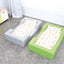 Foam bed met uitsparingen 128x75x25cm - Lime groen