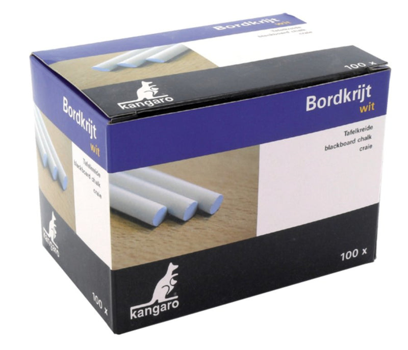 Bordkrijt wit 100 stuks