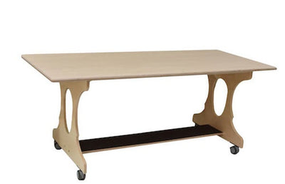 Hoogzit tafel 220x64x73cm - berken
