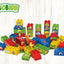 BiOBUDDi Educatieve blokken met basisplaat BB-0006 40dlg