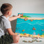 Mega magneetbord de zee