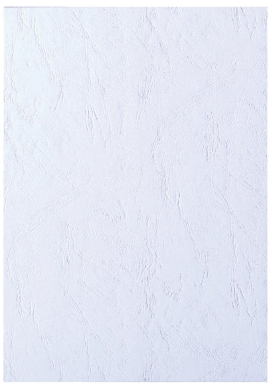 Voorblad Fellowes A4 lederlook wit 100stuks