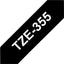 Labeltape Brother P-touch TZE-355 24mm wit op zwart