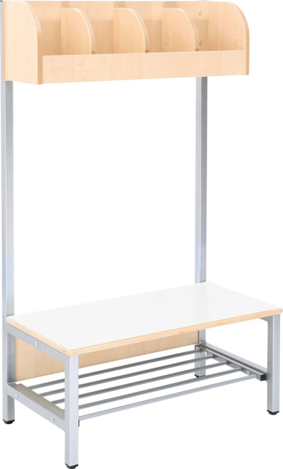 Flexi garderobe 4, zithoogte 35 cm - wit