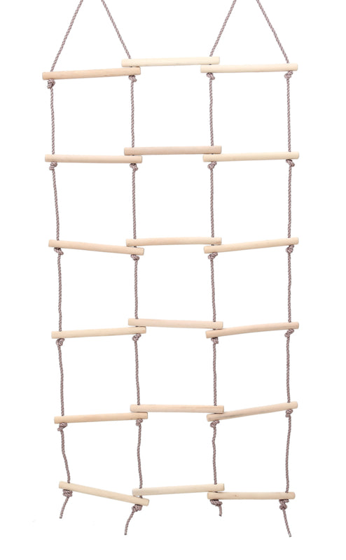 Drievoudige touwladder