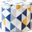 Poef driehoeken, diam. 40 cm