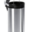 Afvalbak pedaalemmer RVS mat rond 30 liter