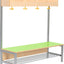 Flexi garderobe 4, zithoogte 35 cm - groen
