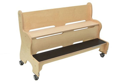 Hoogzit bank 125 cm - berken