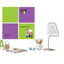 Whiteboard Rexel 36x36cm groen magnetisch