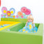 Foam bed 140x75x25cm - Geel