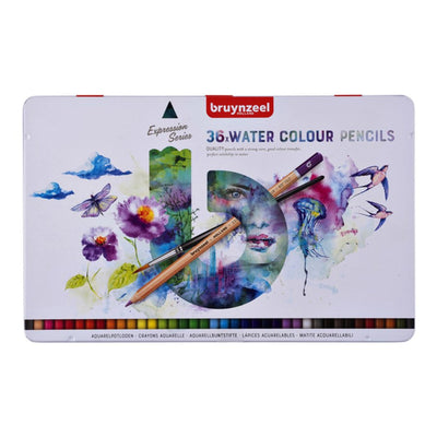 Kleurpotloden Bruynzeel aquarel Expression blik Ã 36 stuks assorti