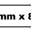Labeltape Quantore TZE-221 9mm x 8m wit/zwart