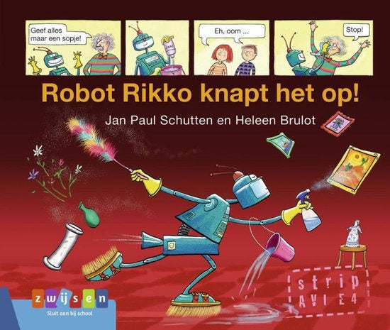 Hardcover boekje : Blijf van Big af of Robot Rikko knapt het op!