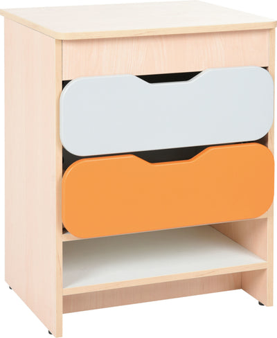 Quadro keuken 39,2x34x53cm kast met laden - Esdoorn