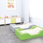 Foam bed met uitsparingen 128x75x25cm - Grijs