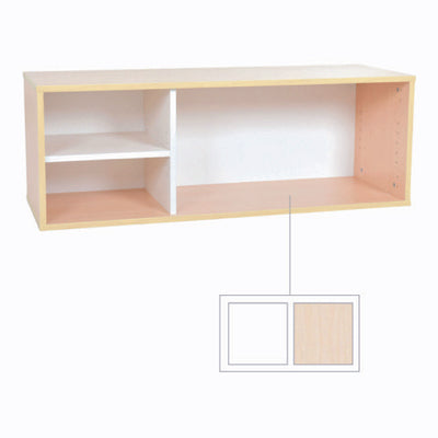 Quadro - brede hangkast met scheidingswand - links