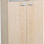 Kvadra kast hoog 155 cm. met zandglas bovendeel