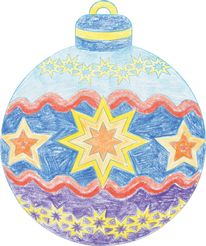 Stempel mega 12,5x16cm - Kerstbal